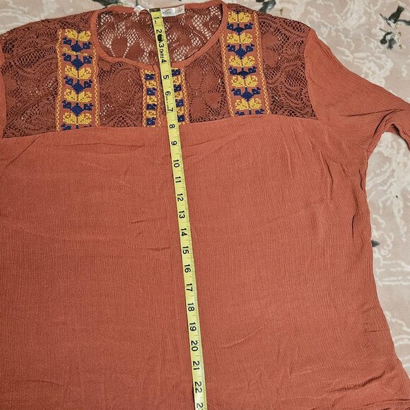 Hippie embroidered top blouse - Picture 8 of 8